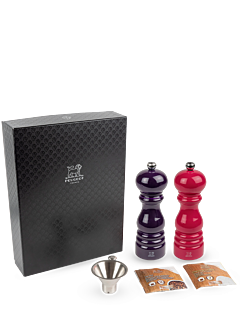 Paris-rama Aubergine & Bonbonrosa Set, 18cm - Peugeot Saveurs