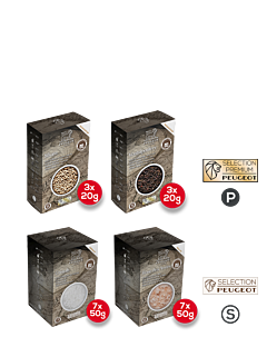 Set Pfeffer- und Salzauswahl "Starter 2" - Peugeot Saveurs