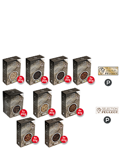 Set Pfefferauswahl "Komplett" - Peugeot Saveurs